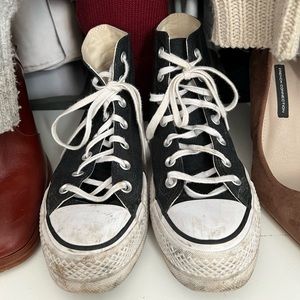 Black Platform Converse